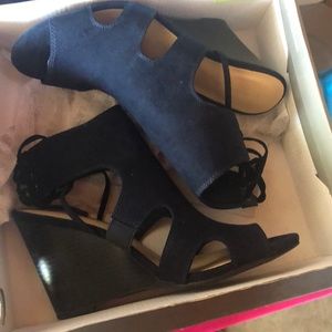 🌟Navy blue wedges 🌟
